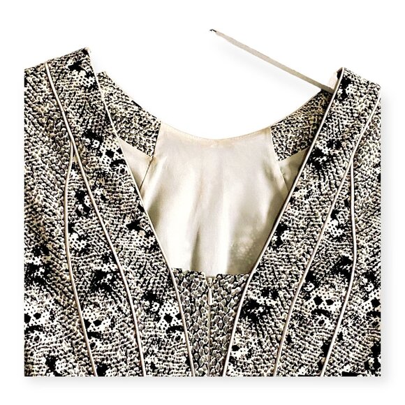 Reiss Fion Snake Print Sheath Dress Size 0 US / 4 UK / 32 EU - Picture 11 of 16